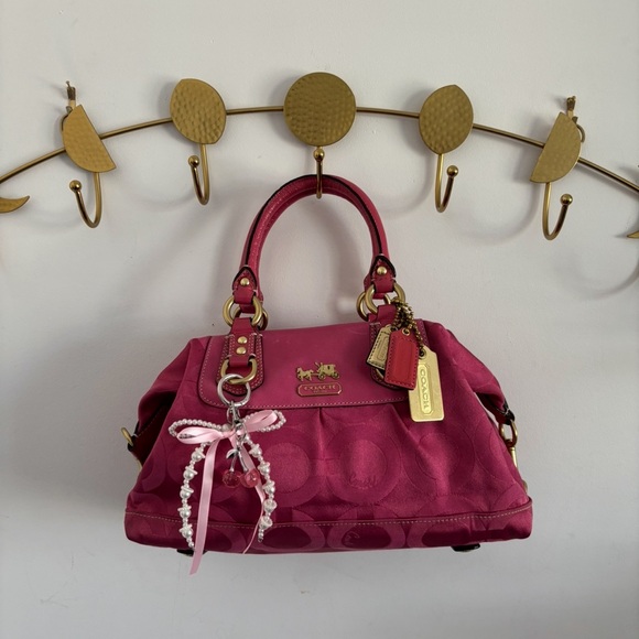 Coach Pink madison y2k rare handbag - Picture 1 of 9